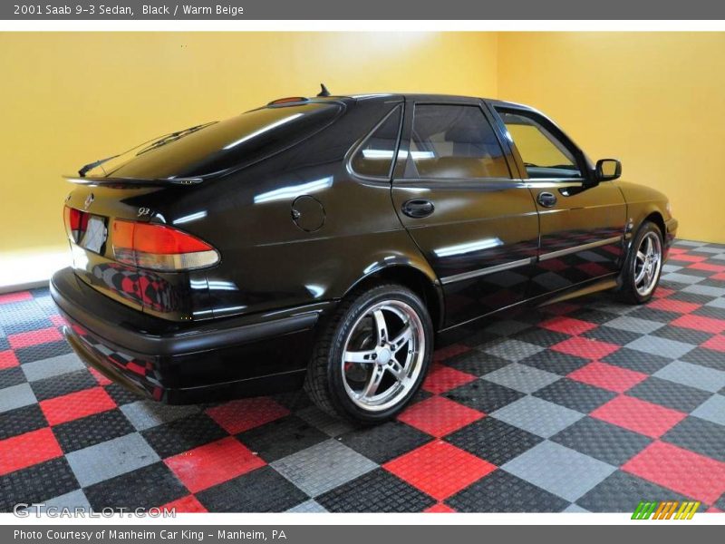 Black / Warm Beige 2001 Saab 9-3 Sedan