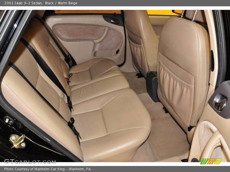 Black / Warm Beige 2001 Saab 9-3 Sedan