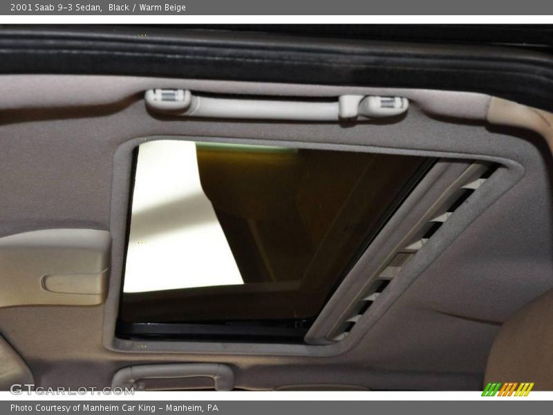 Black / Warm Beige 2001 Saab 9-3 Sedan