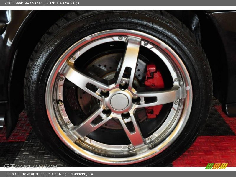 Black / Warm Beige 2001 Saab 9-3 Sedan