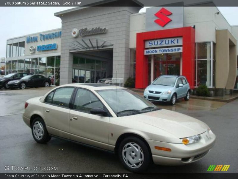 Gold / Tan 2000 Saturn S Series SL2 Sedan