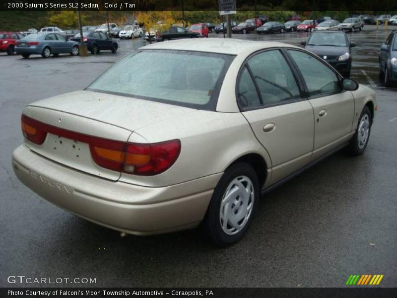 Gold / Tan 2000 Saturn S Series SL2 Sedan