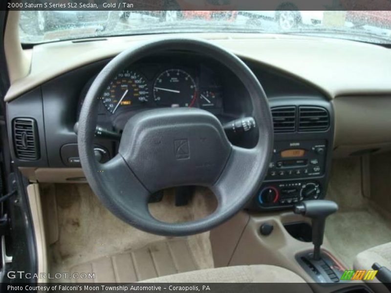 Gold / Tan 2000 Saturn S Series SL2 Sedan