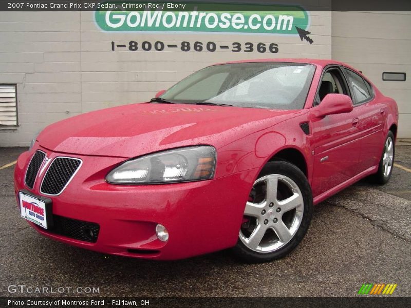 Crimson Red / Ebony 2007 Pontiac Grand Prix GXP Sedan
