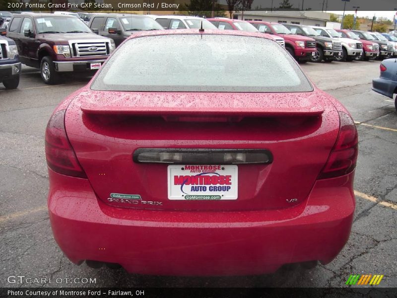 Crimson Red / Ebony 2007 Pontiac Grand Prix GXP Sedan