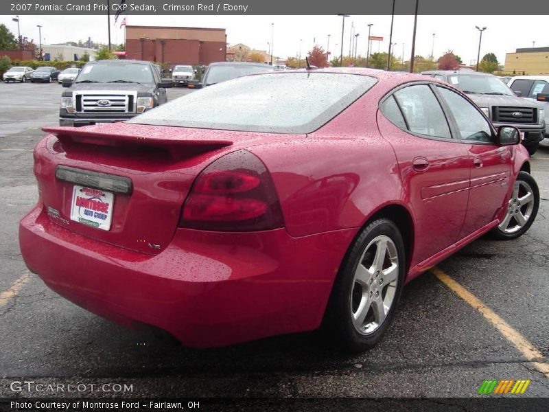 Crimson Red / Ebony 2007 Pontiac Grand Prix GXP Sedan