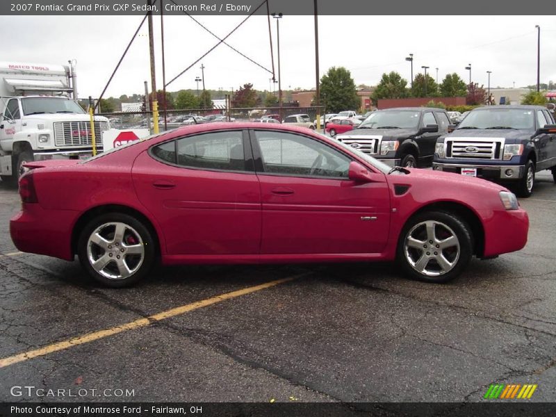 Crimson Red / Ebony 2007 Pontiac Grand Prix GXP Sedan