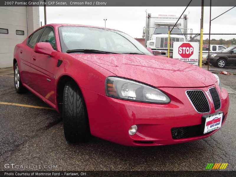 Crimson Red / Ebony 2007 Pontiac Grand Prix GXP Sedan