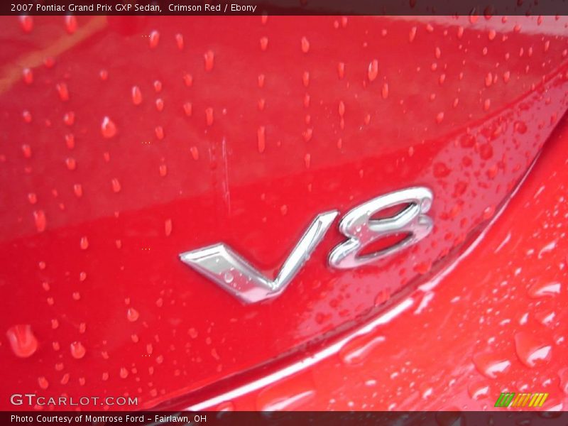 Crimson Red / Ebony 2007 Pontiac Grand Prix GXP Sedan