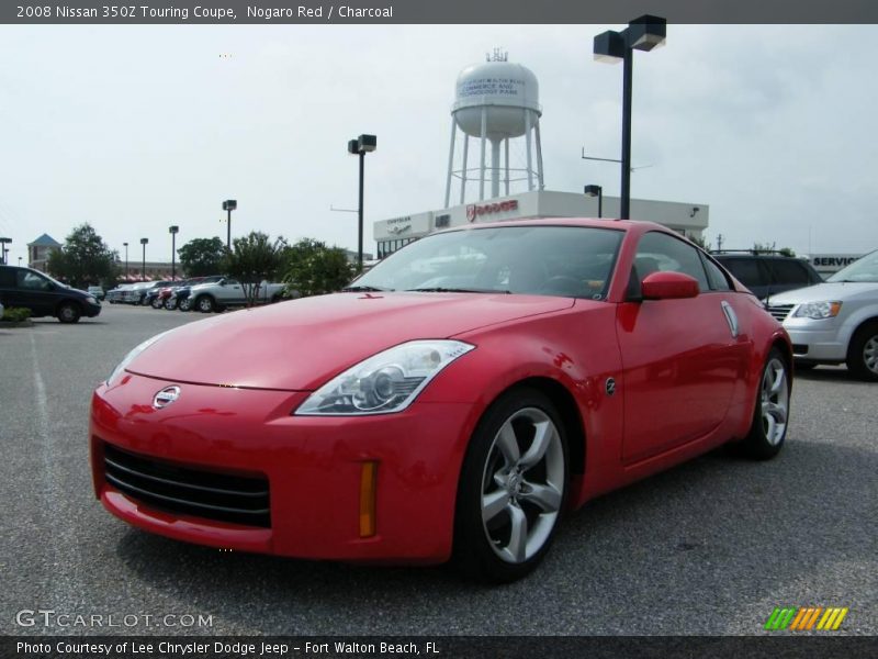 Nogaro Red / Charcoal 2008 Nissan 350Z Touring Coupe