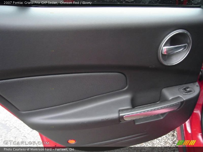 Crimson Red / Ebony 2007 Pontiac Grand Prix GXP Sedan