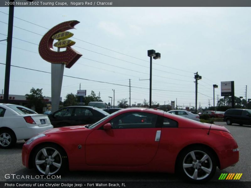 Nogaro Red / Charcoal 2008 Nissan 350Z Touring Coupe