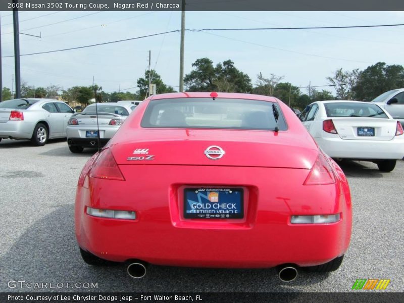 Nogaro Red / Charcoal 2008 Nissan 350Z Touring Coupe