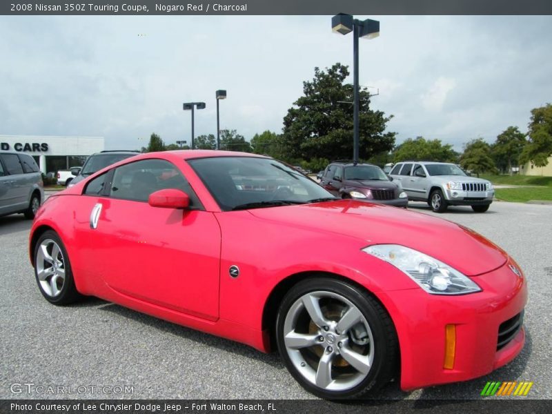 Nogaro Red / Charcoal 2008 Nissan 350Z Touring Coupe