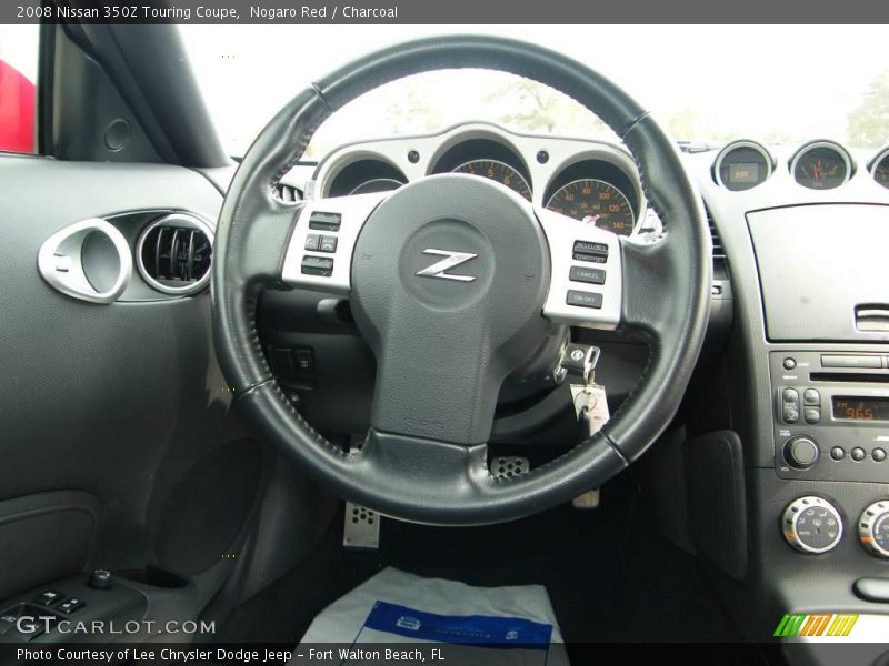 Nogaro Red / Charcoal 2008 Nissan 350Z Touring Coupe