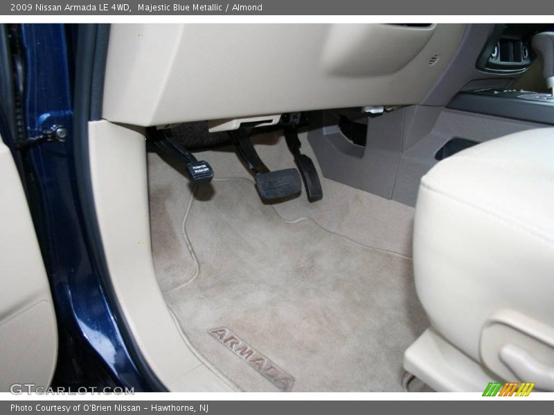 Majestic Blue Metallic / Almond 2009 Nissan Armada LE 4WD