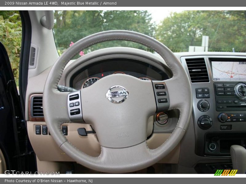 Majestic Blue Metallic / Almond 2009 Nissan Armada LE 4WD