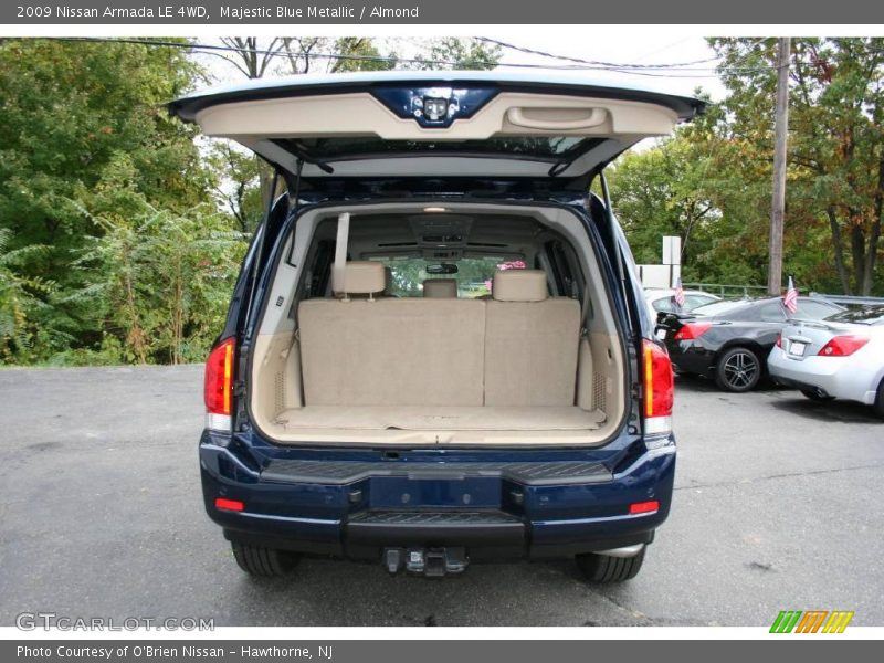 Majestic Blue Metallic / Almond 2009 Nissan Armada LE 4WD