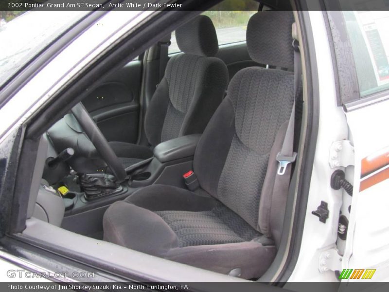 Arctic White / Dark Pewter 2002 Pontiac Grand Am SE Sedan