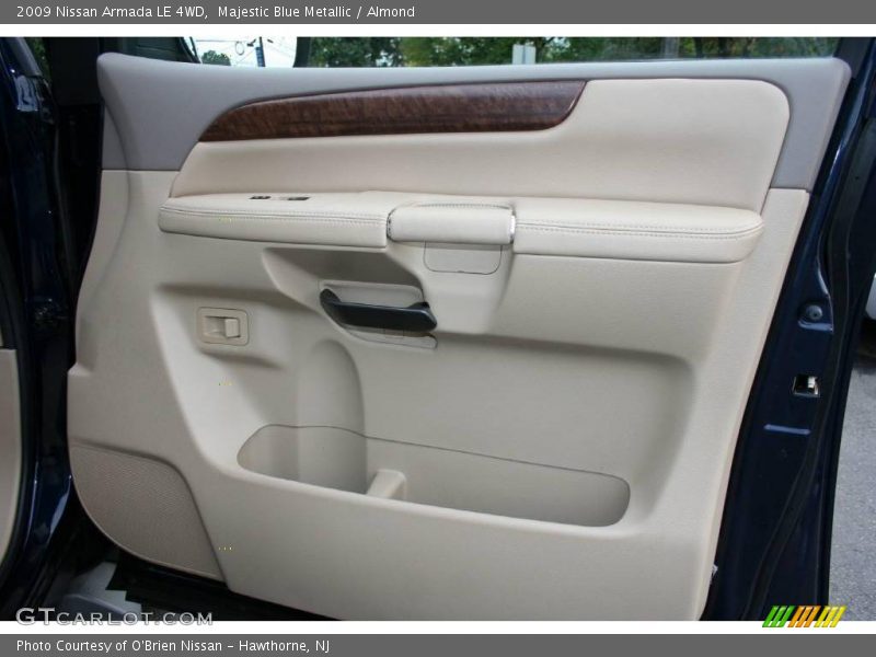 Majestic Blue Metallic / Almond 2009 Nissan Armada LE 4WD
