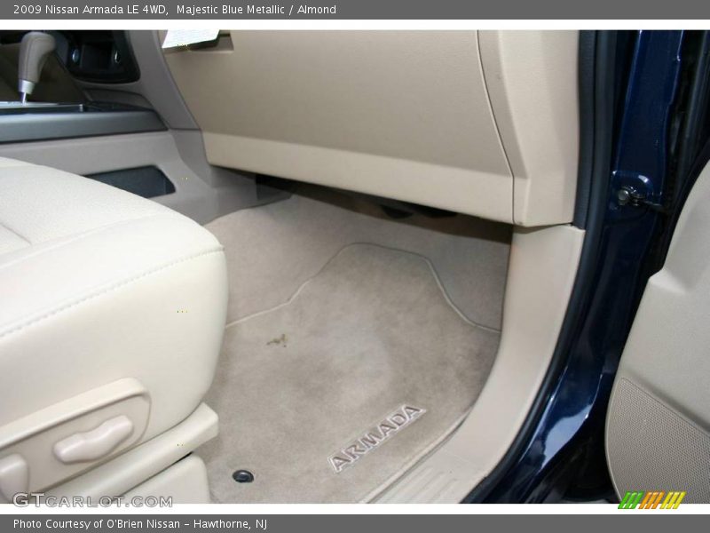Majestic Blue Metallic / Almond 2009 Nissan Armada LE 4WD