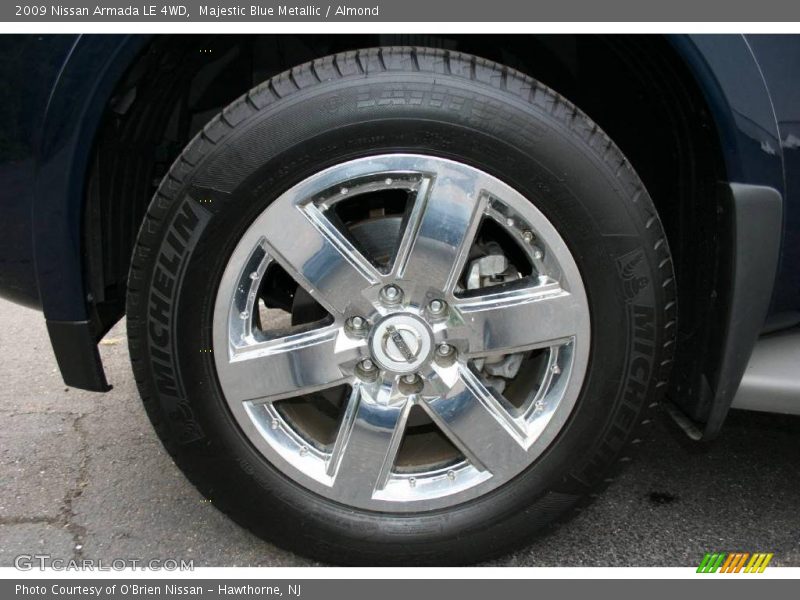 Majestic Blue Metallic / Almond 2009 Nissan Armada LE 4WD