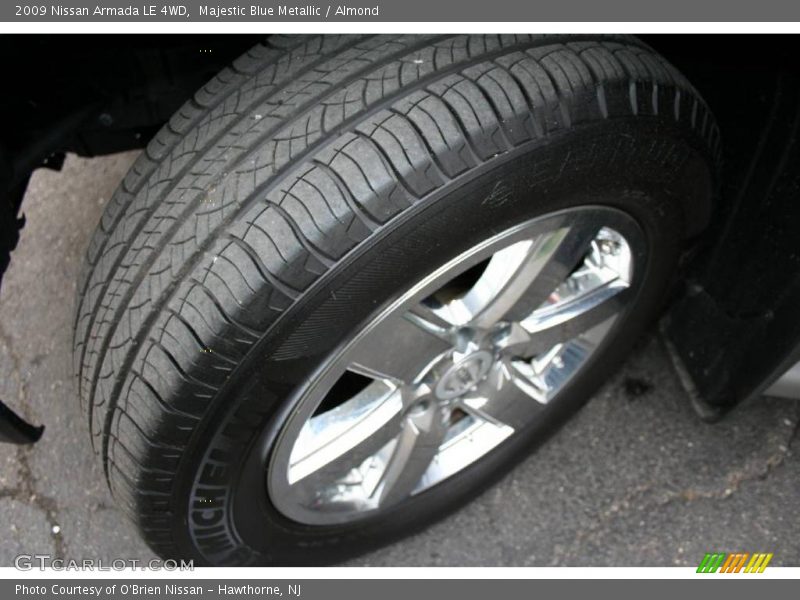 Majestic Blue Metallic / Almond 2009 Nissan Armada LE 4WD