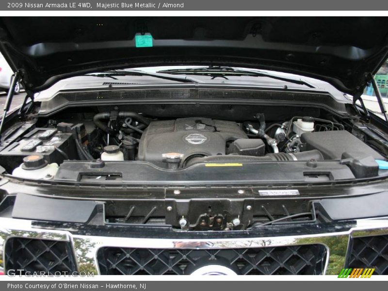 Majestic Blue Metallic / Almond 2009 Nissan Armada LE 4WD