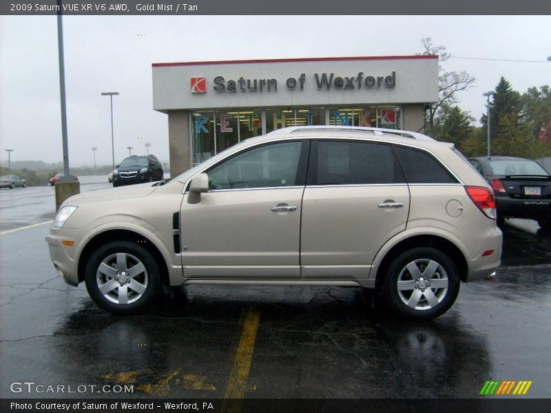 Gold Mist / Tan 2009 Saturn VUE XR V6 AWD