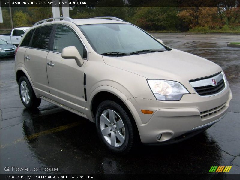 Gold Mist / Tan 2009 Saturn VUE XR V6 AWD