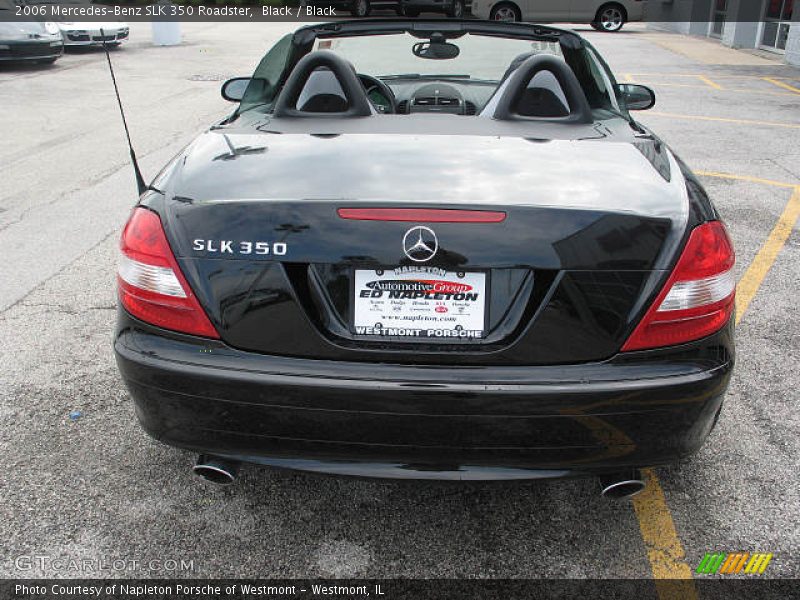 Black / Black 2006 Mercedes-Benz SLK 350 Roadster