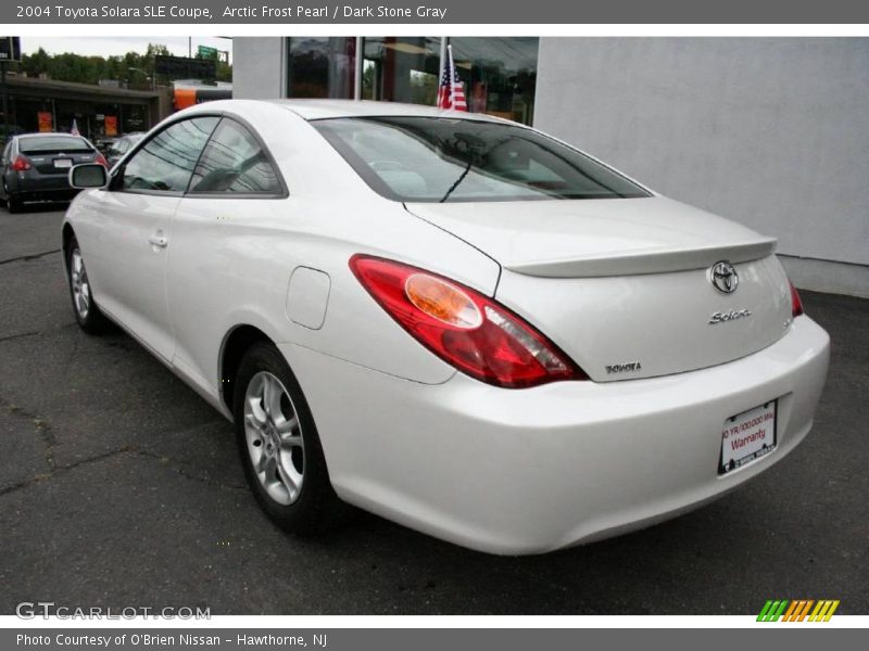 Arctic Frost Pearl / Dark Stone Gray 2004 Toyota Solara SLE Coupe