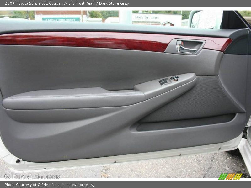 Arctic Frost Pearl / Dark Stone Gray 2004 Toyota Solara SLE Coupe