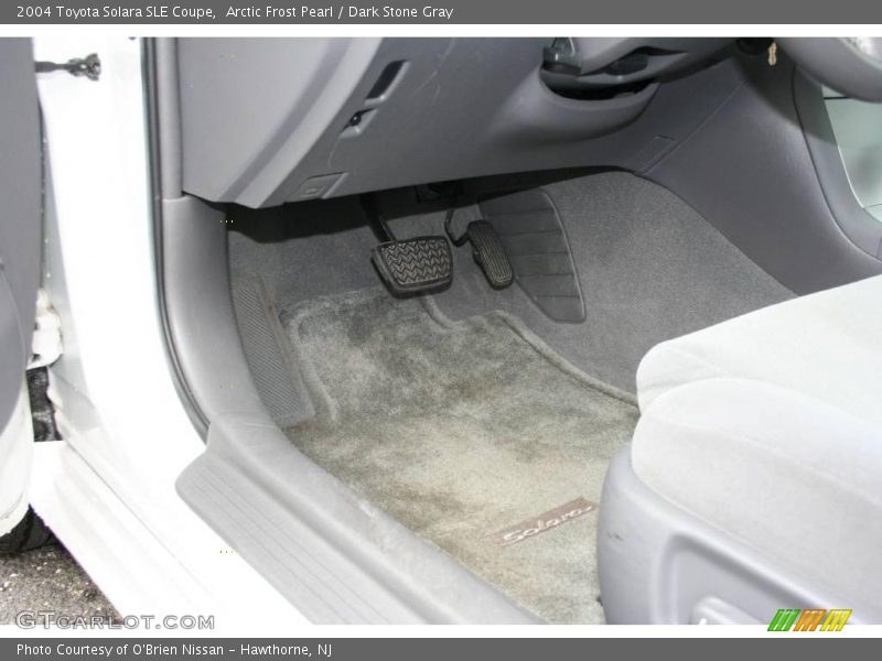 Arctic Frost Pearl / Dark Stone Gray 2004 Toyota Solara SLE Coupe