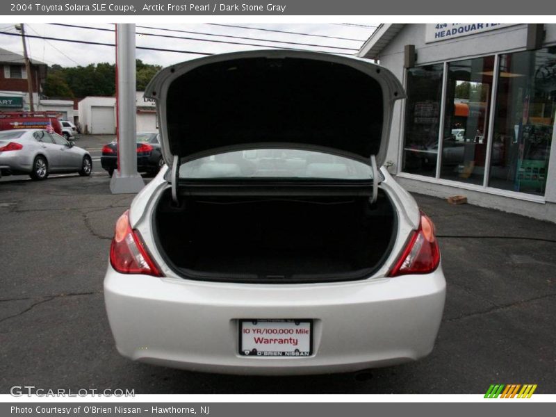 Arctic Frost Pearl / Dark Stone Gray 2004 Toyota Solara SLE Coupe