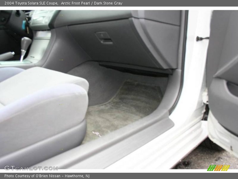 Arctic Frost Pearl / Dark Stone Gray 2004 Toyota Solara SLE Coupe