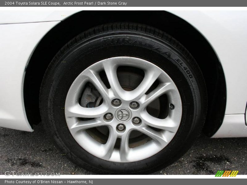 Arctic Frost Pearl / Dark Stone Gray 2004 Toyota Solara SLE Coupe