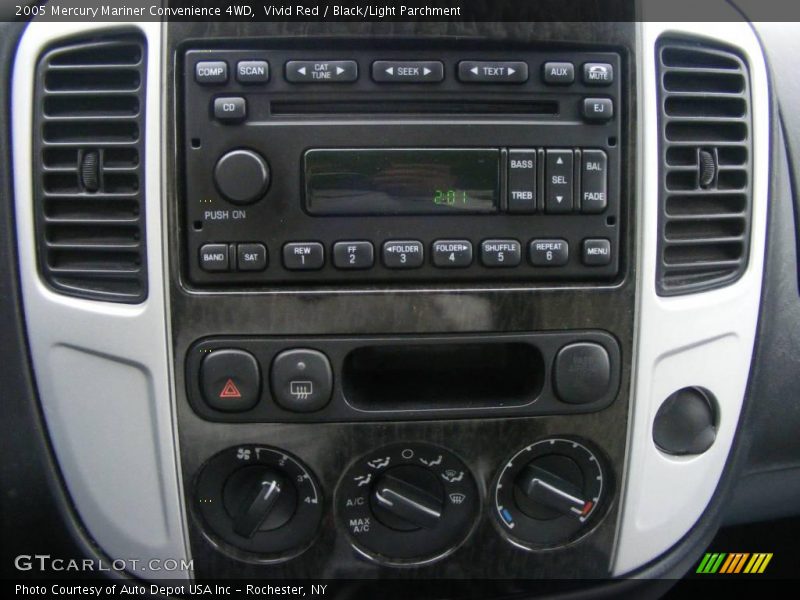 Vivid Red / Black/Light Parchment 2005 Mercury Mariner Convenience 4WD