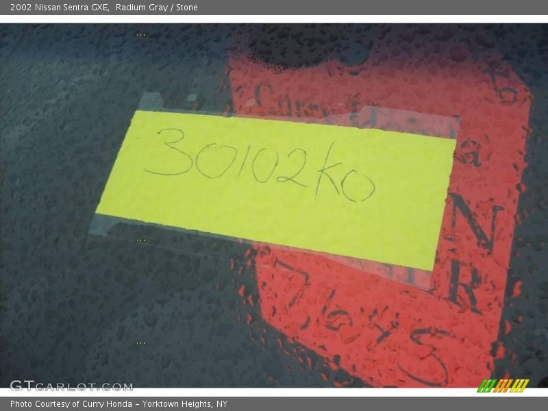 Radium Gray / Stone 2002 Nissan Sentra GXE