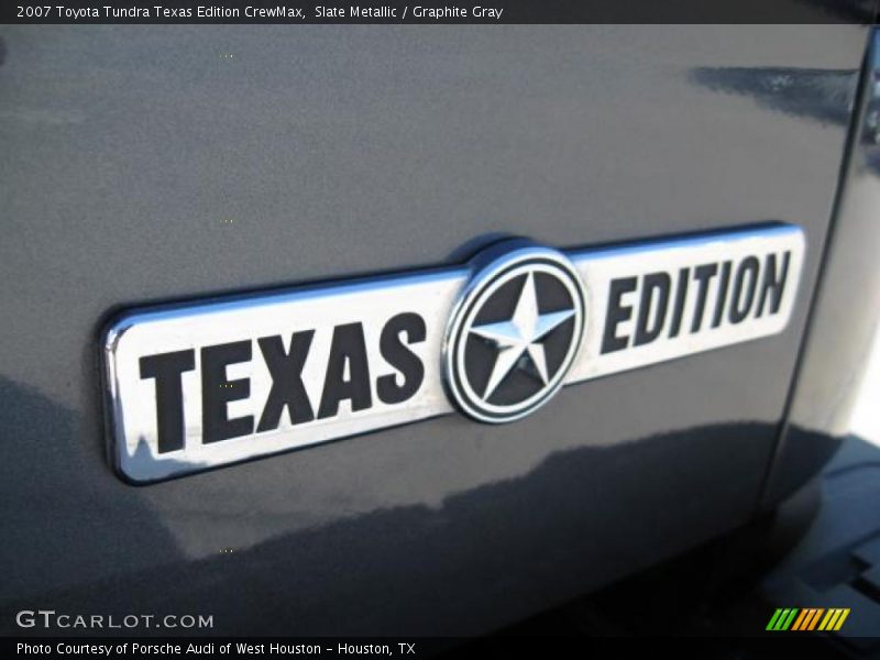Slate Metallic / Graphite Gray 2007 Toyota Tundra Texas Edition CrewMax