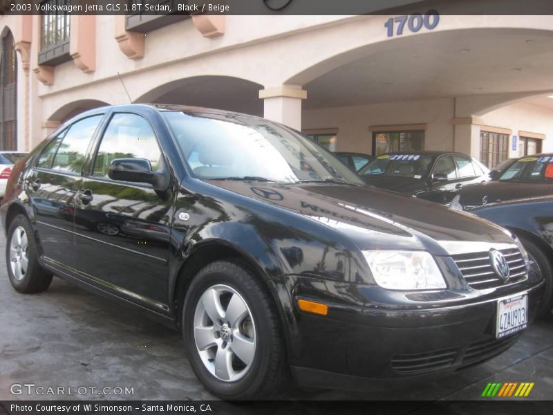 Black / Beige 2003 Volkswagen Jetta GLS 1.8T Sedan