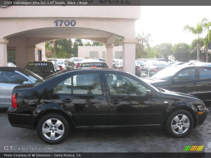 Black / Beige 2003 Volkswagen Jetta GLS 1.8T Sedan