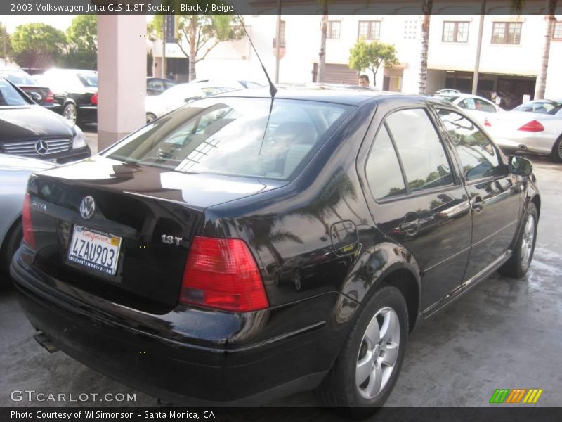 Black / Beige 2003 Volkswagen Jetta GLS 1.8T Sedan