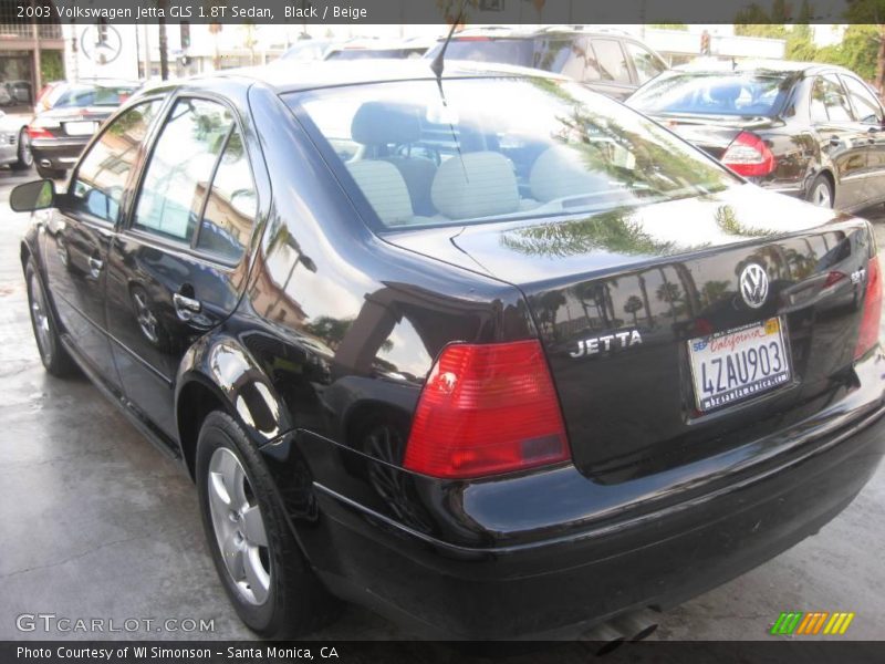 Black / Beige 2003 Volkswagen Jetta GLS 1.8T Sedan