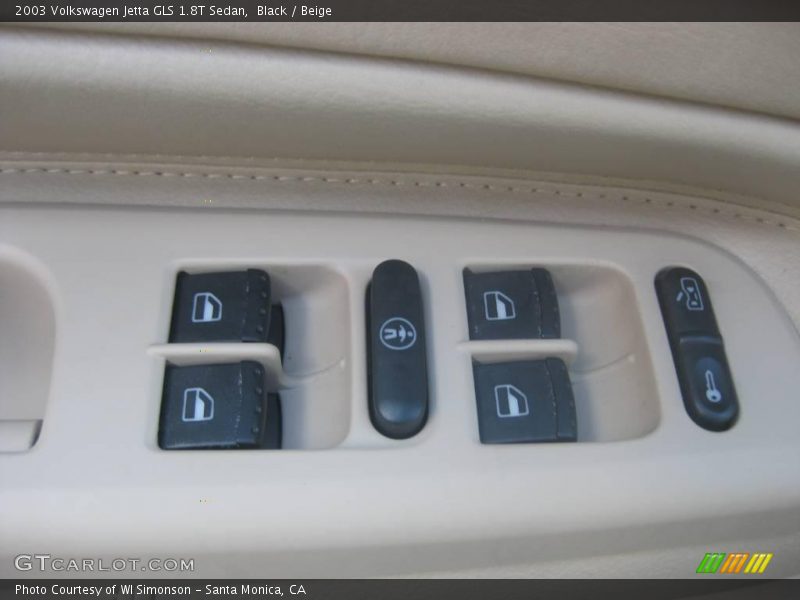 Black / Beige 2003 Volkswagen Jetta GLS 1.8T Sedan