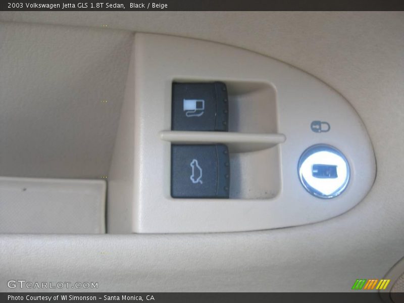 Black / Beige 2003 Volkswagen Jetta GLS 1.8T Sedan