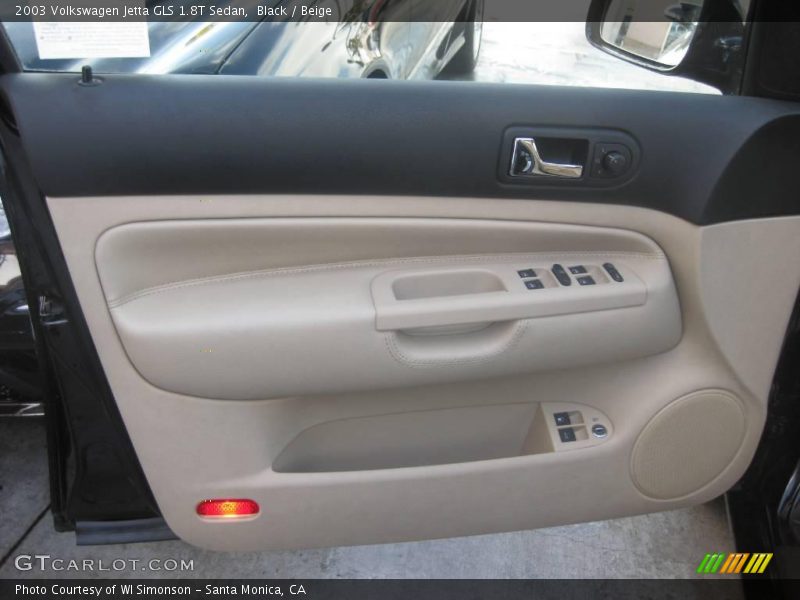 Black / Beige 2003 Volkswagen Jetta GLS 1.8T Sedan