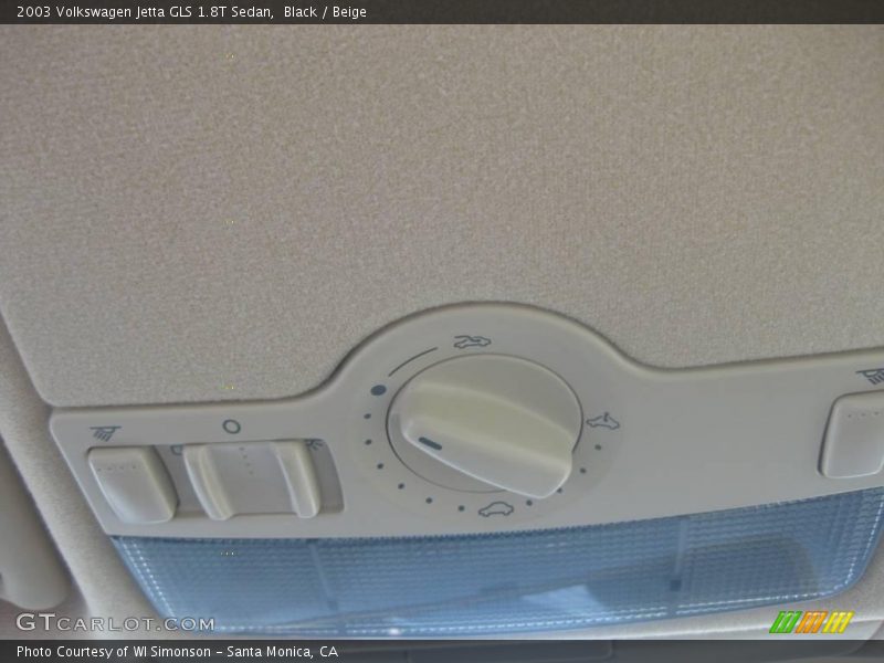 Black / Beige 2003 Volkswagen Jetta GLS 1.8T Sedan