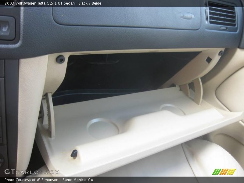 Black / Beige 2003 Volkswagen Jetta GLS 1.8T Sedan