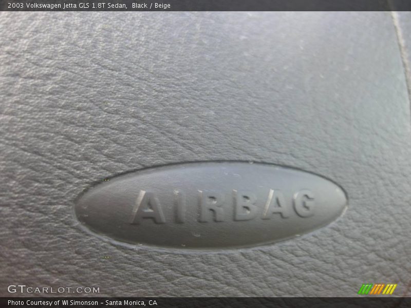 Black / Beige 2003 Volkswagen Jetta GLS 1.8T Sedan